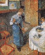 Camille Pissarro maid oil painting on canvas